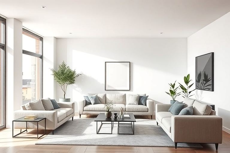 Minimalist Salon Düzenlemesi